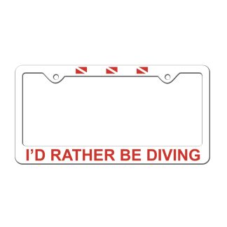 Innovative Scuba -License Frame Scuba Diver