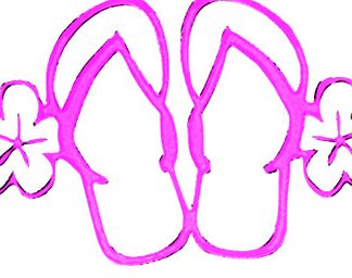 Innovative Scuba -24 Flip Flop W/Hibiscus