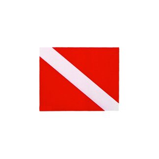 Innovative Scuba-Dive Flag Sticker 3"X3-3/8" Pe