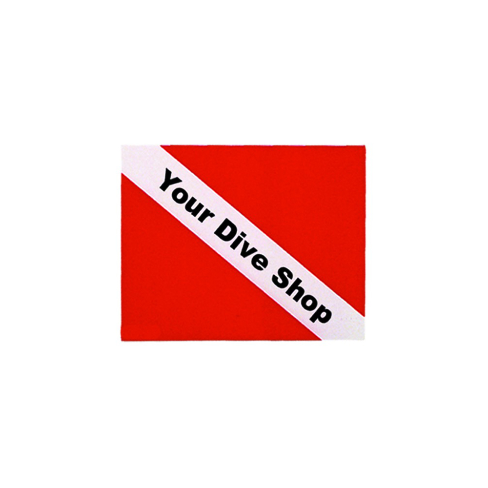 Innovative Scuba-Dive Flag Sticker -Pl