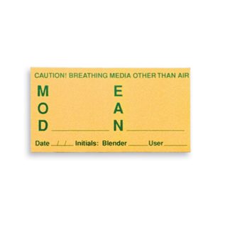 Innovative Scuba-Nitrox Content Sticker