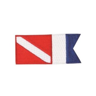 Innovative Scuba-Patch-Diver/Alpha Flag-Peel&St