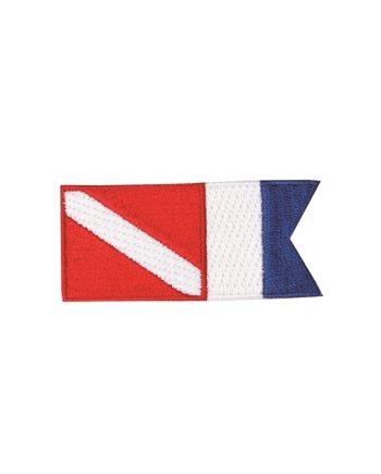 Innovative Scuba-Patch-Diver/Alpha Flag-Peel&St