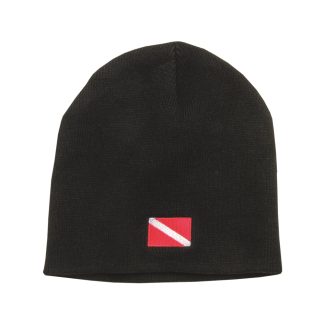 Innovative Scuba - 24 Knit Cap Black W/Flag
