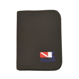 Innovative Scuba - 3-ring Black Embroid Dive Flag