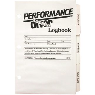 Innovative Scuba - 3 Rg Dive Log Insert(66)tabbed
