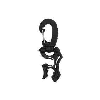 Innovative Scuba - Ss Gated Swivel Hose Hold-Bk