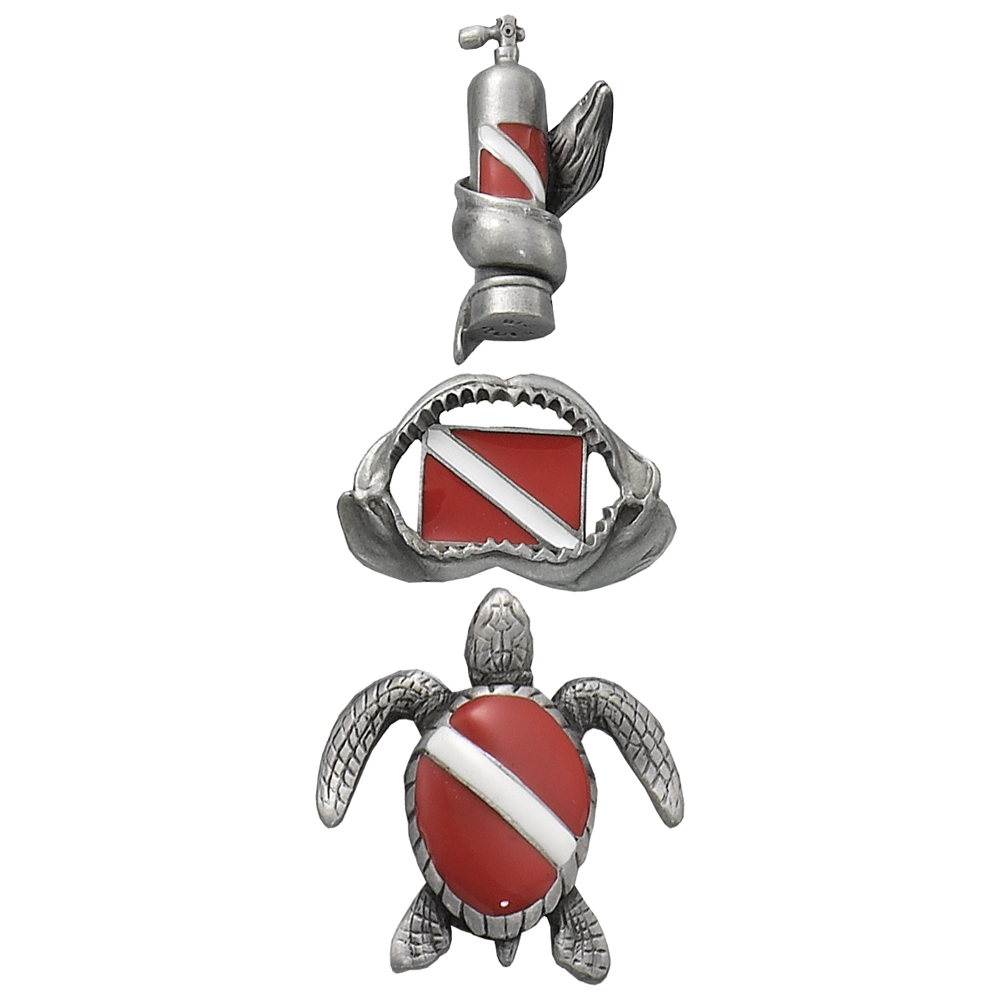 Innovative Scuba - Pewter Pin