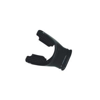 Long Bite Silicone Mouthpieces Black