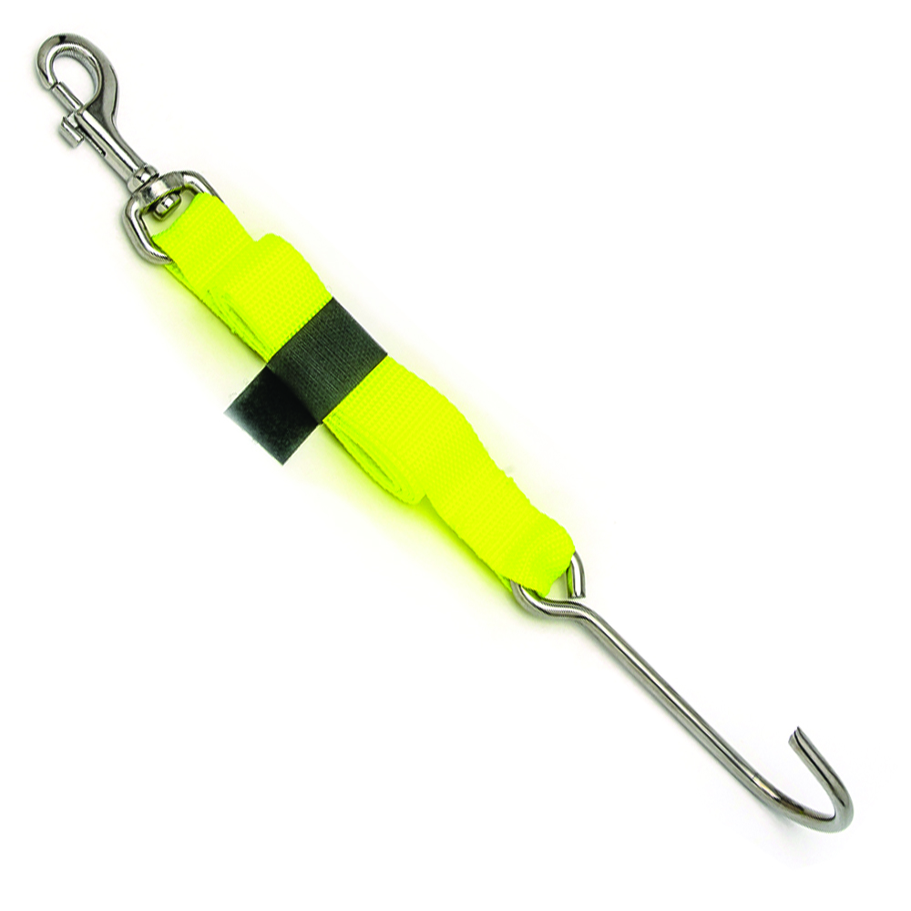 Innovative Scuba - Reef Drift Hook 37" Web Yellow