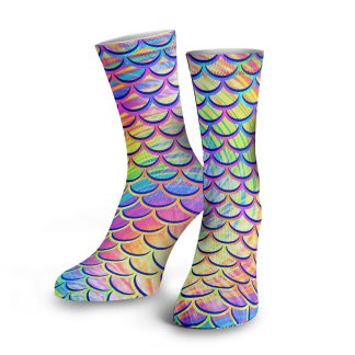 Psychedelic Mermaid Dive Socks