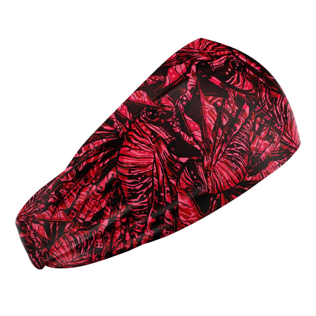 White Lionfish Roars Scuba Headband