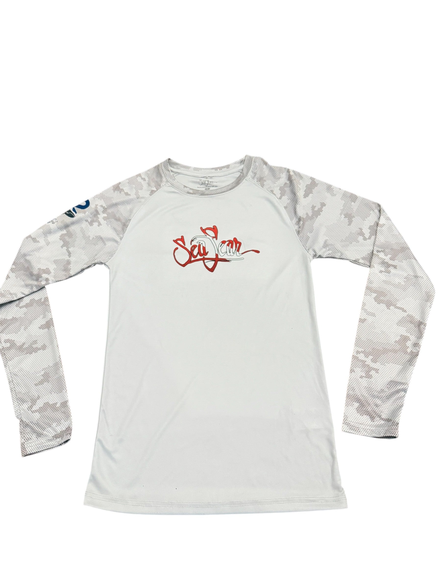 Sea Fear - Great White Unisex Long Sleeve Performance Tee - Image 2
