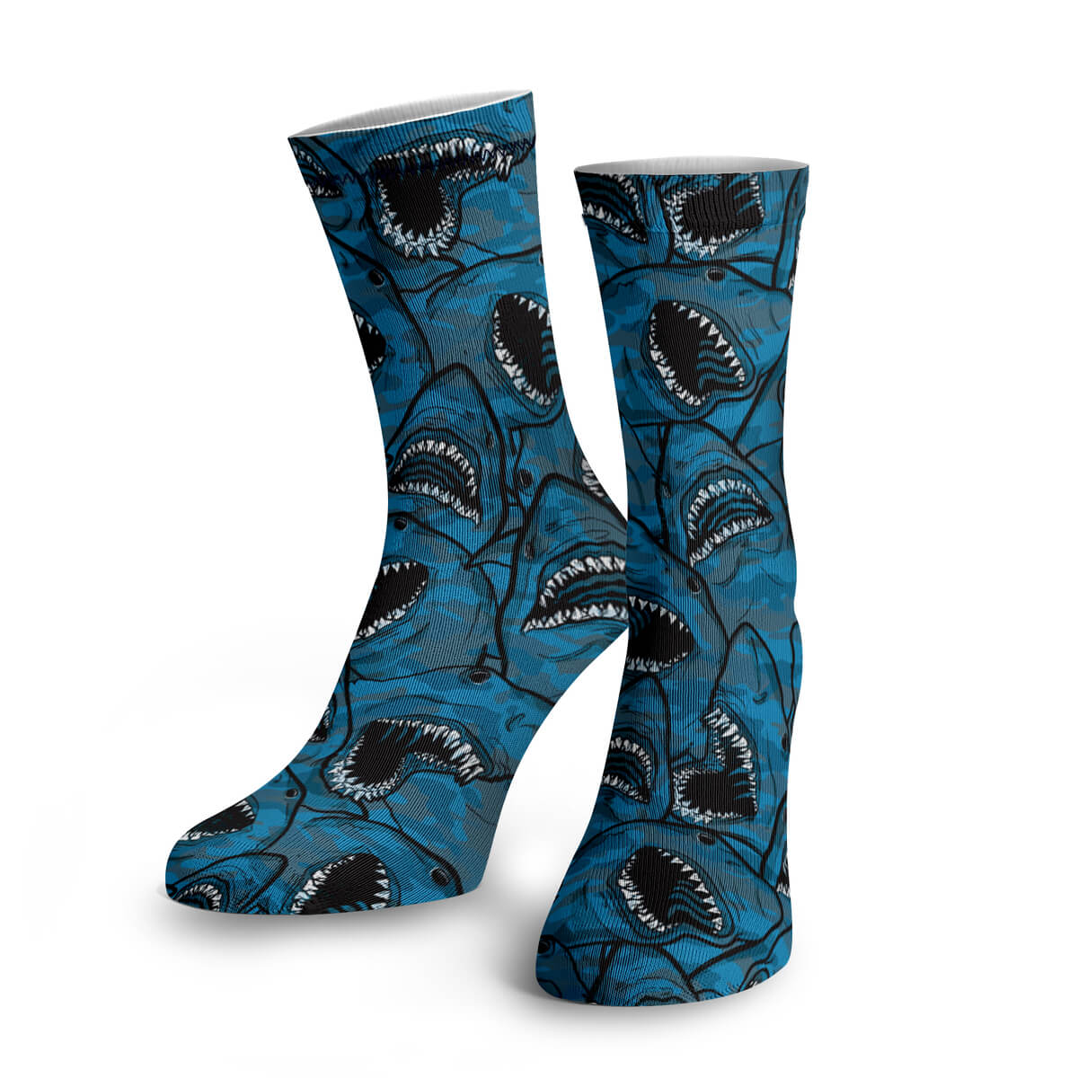 Shark Camo Dive Socks