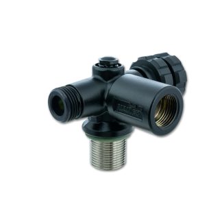 Nautec - Sidemount Extendable / SLSE-L DARKLine / Air / G5/8 - 3/4 NPSM left
