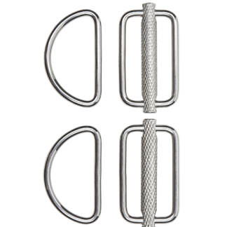 XDEEP - Sliding Metal D-Ring for Stealth Harness (Pair)