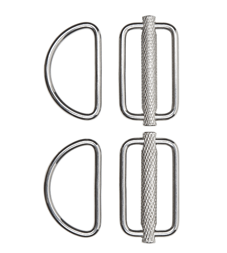 XDEEP - Sliding Metal D-Ring for Stealth Harness (Pair)