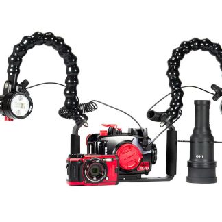 Backscatter - OM System TG-7, Dual Mini Flash 3, & OS-1 Snoot Underwater Photo Package