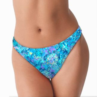 Turtle Tie Dye Cheeky Bikini Bottoms