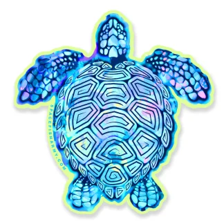 Totally Turtle Vinyl Sticker