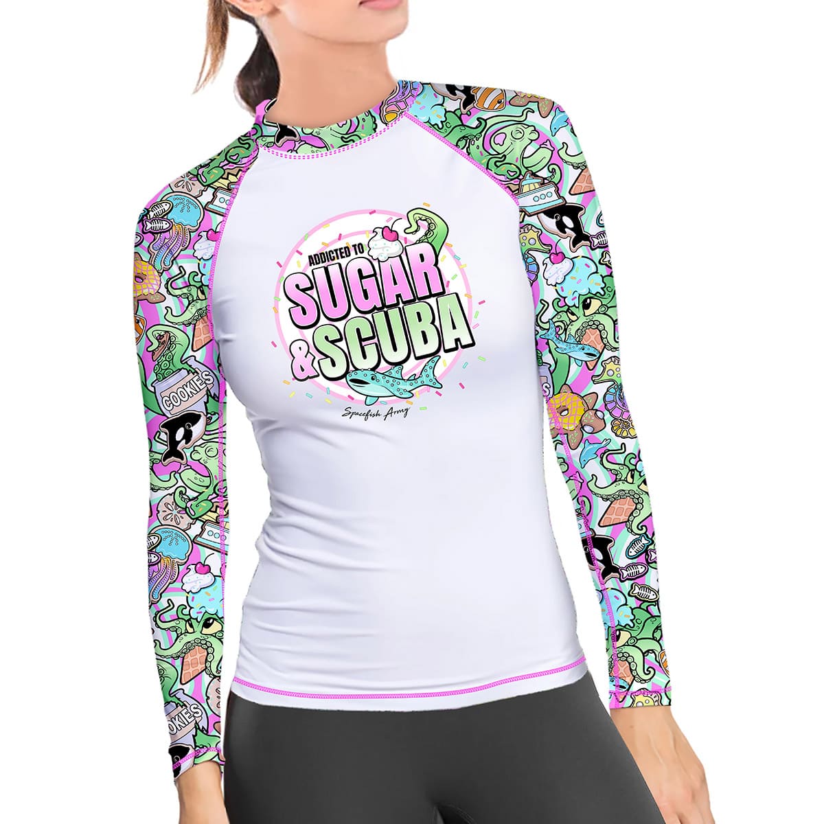 Candy Octopus Rash Guard