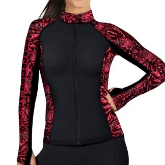 Full Zip Up Lionfish Invasion Rash Guard
