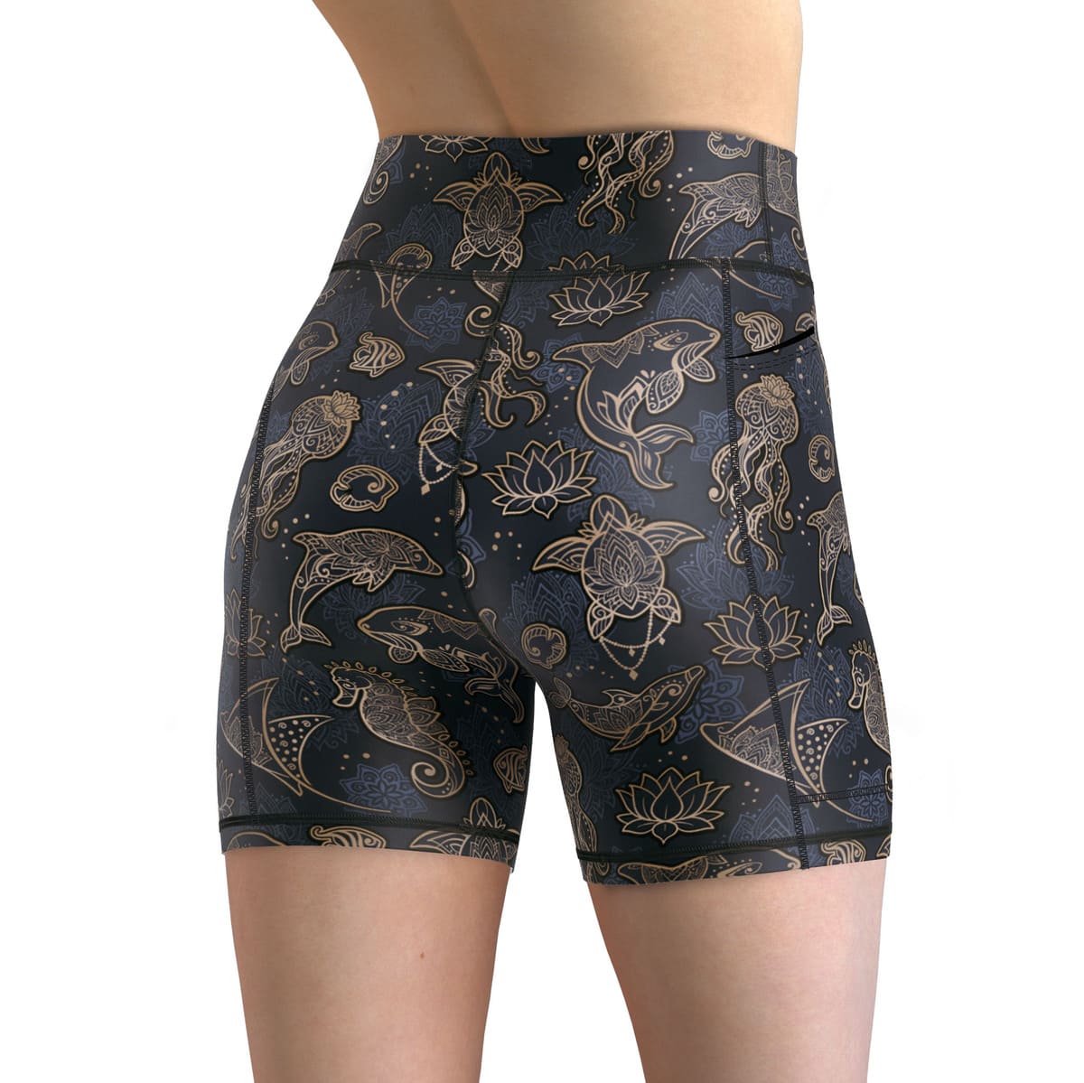 Ocean Mandala Shorts - Image 2