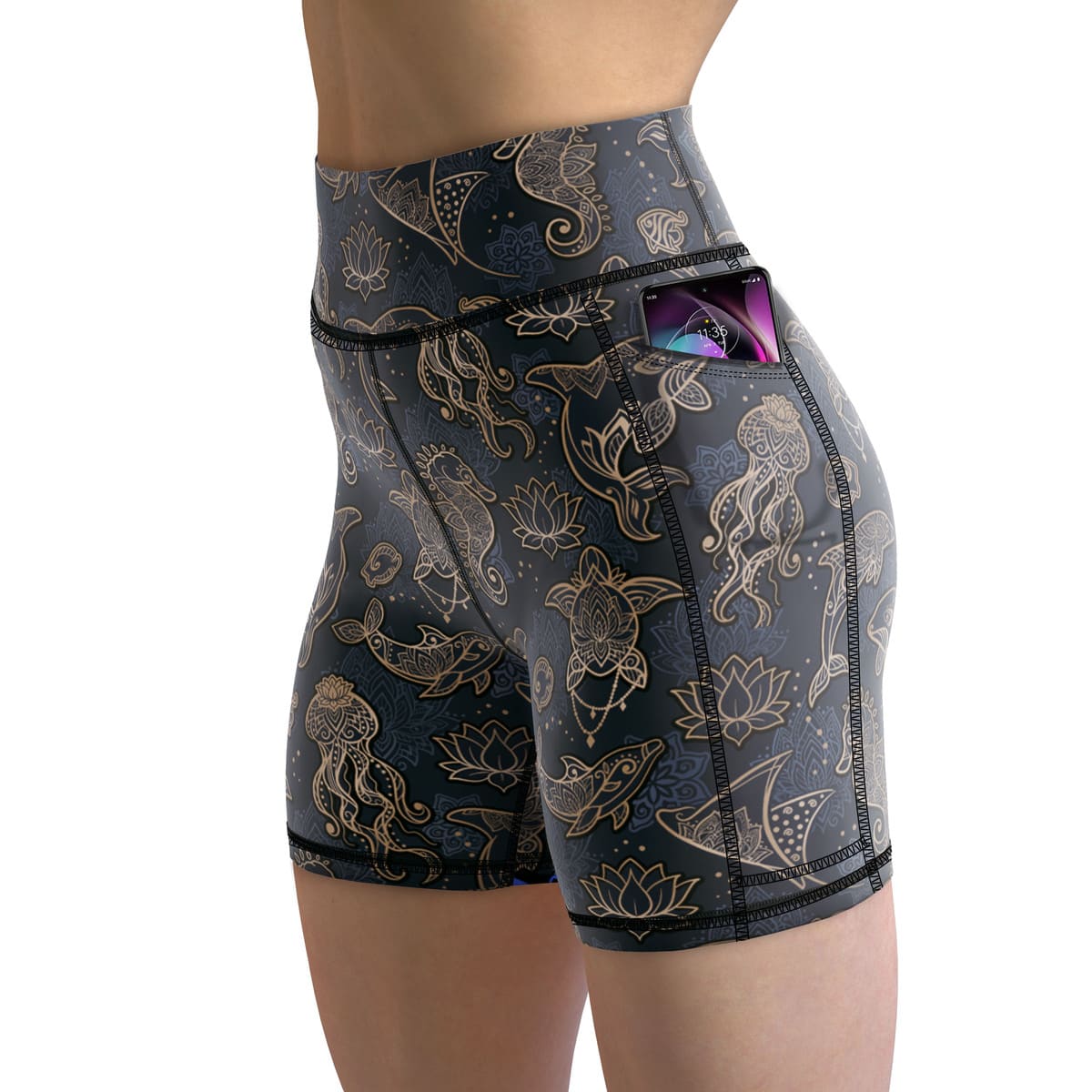 Ocean Mandala Shorts