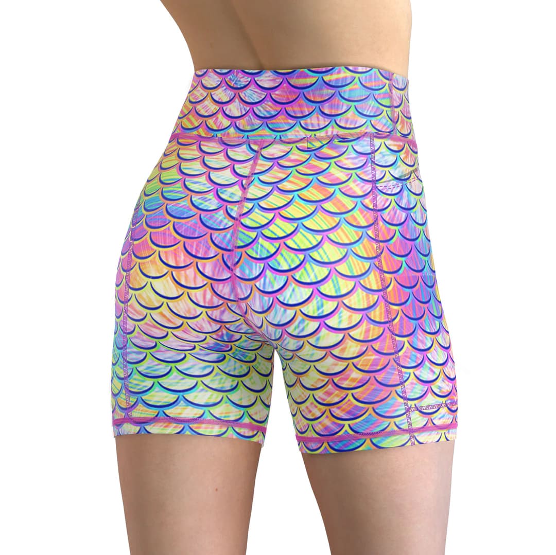 Psychedelic Mermaid Shorts - Image 2