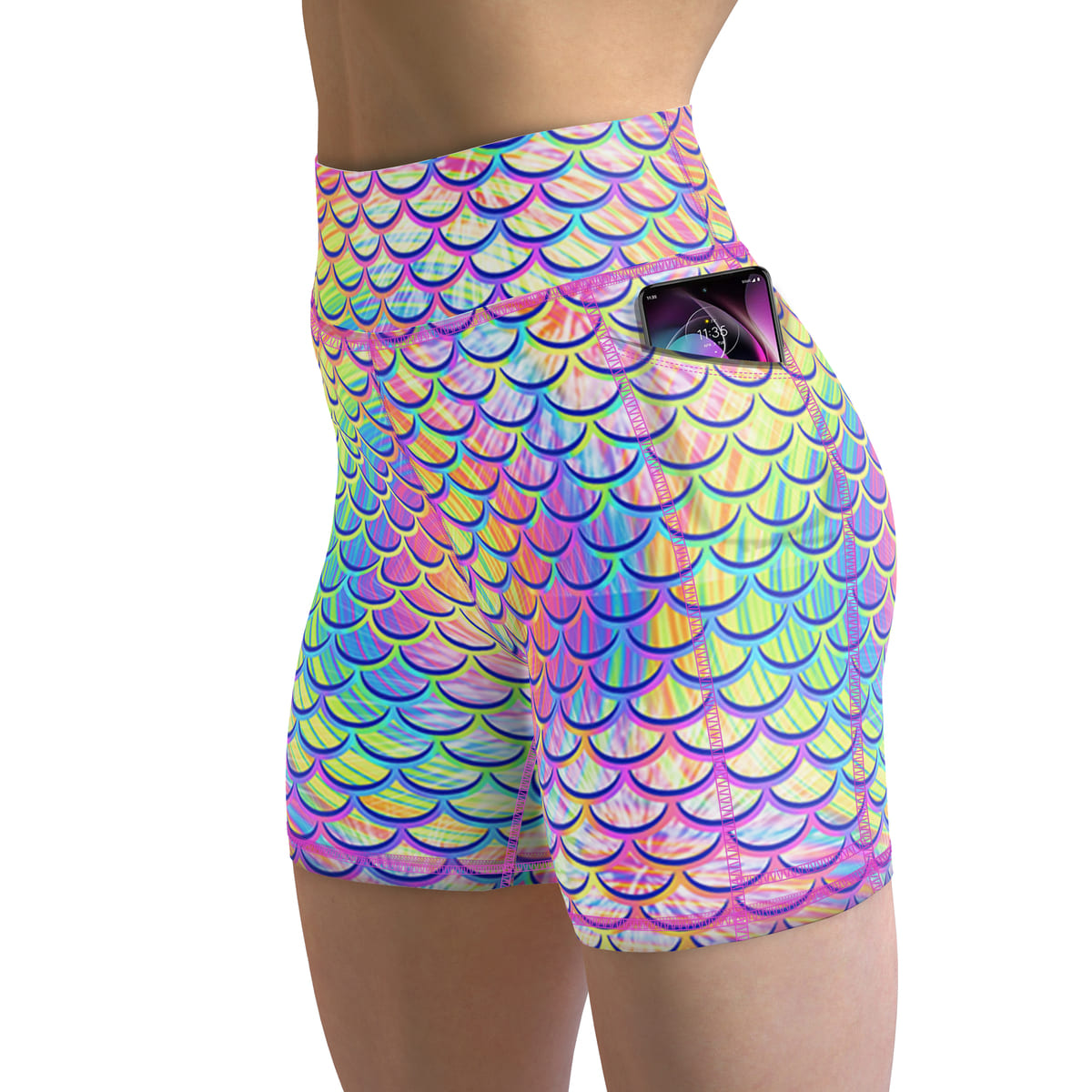 Psychedelic Mermaid Shorts