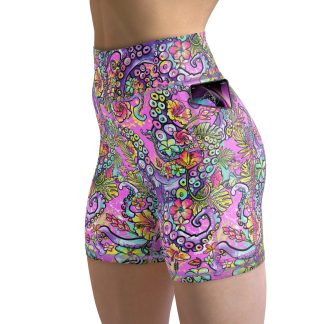 Octofloral Splatterparty Shorts