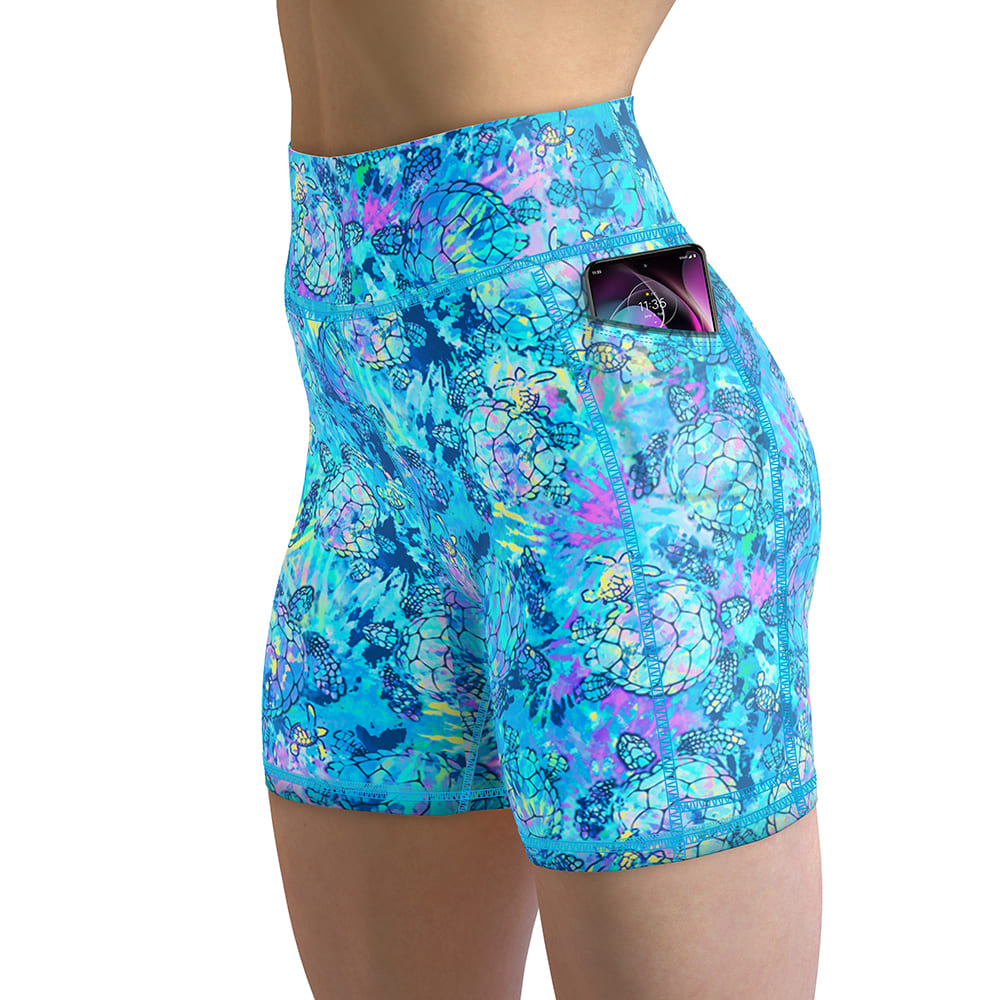 Turtle Tie Dye Shorts