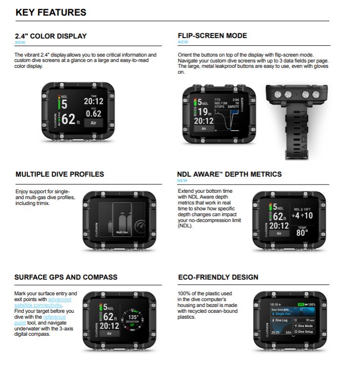Garmin - Descent X30 Dive Computer - Image 3