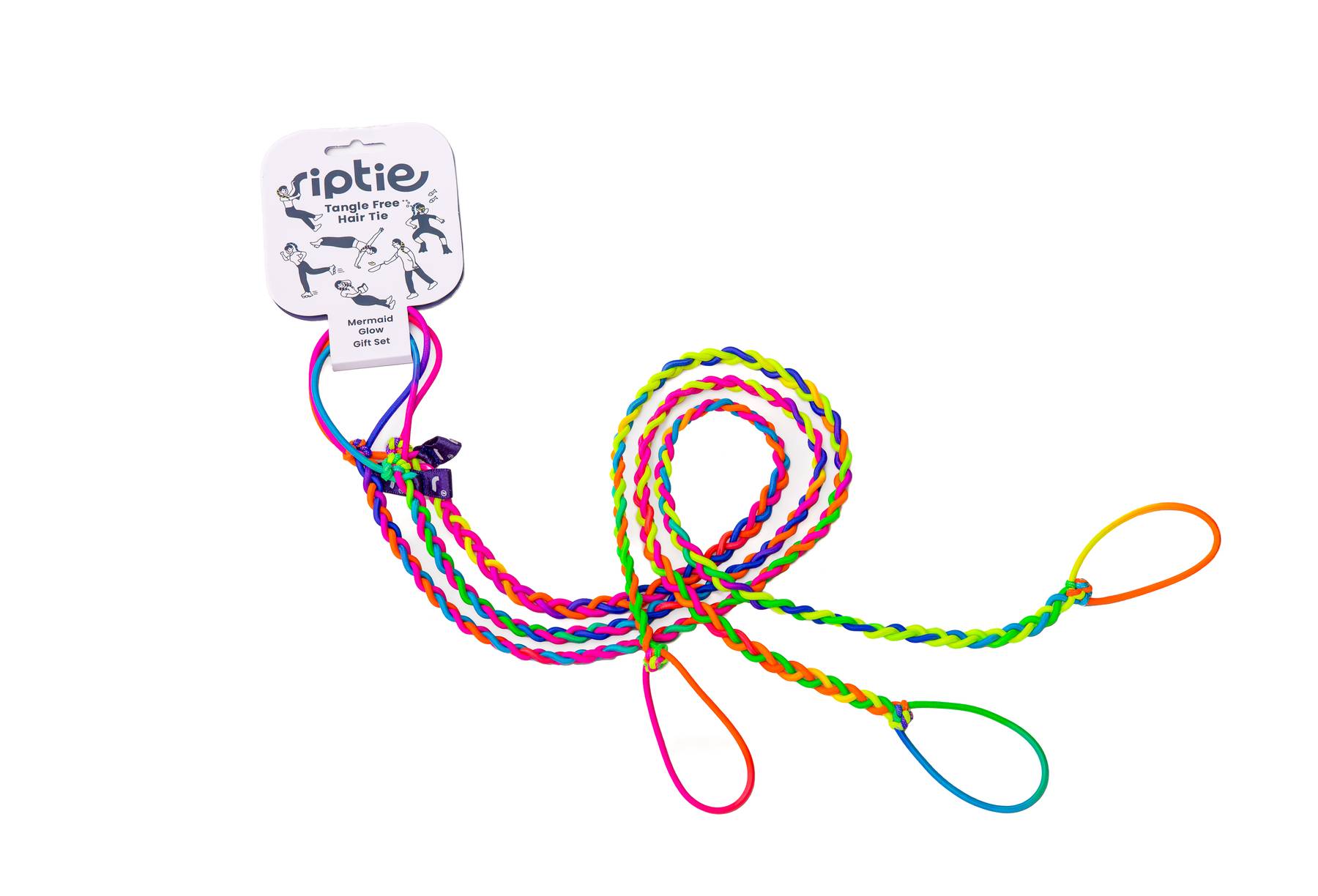 Rip Tie Tangle Free Hair Tie - Mermaid Glow Gift Kit - Image 2