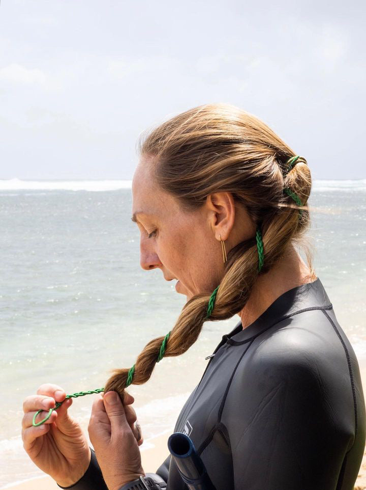 Rip Tie Tangle Free Hair Tie - Evergreen - Image 3