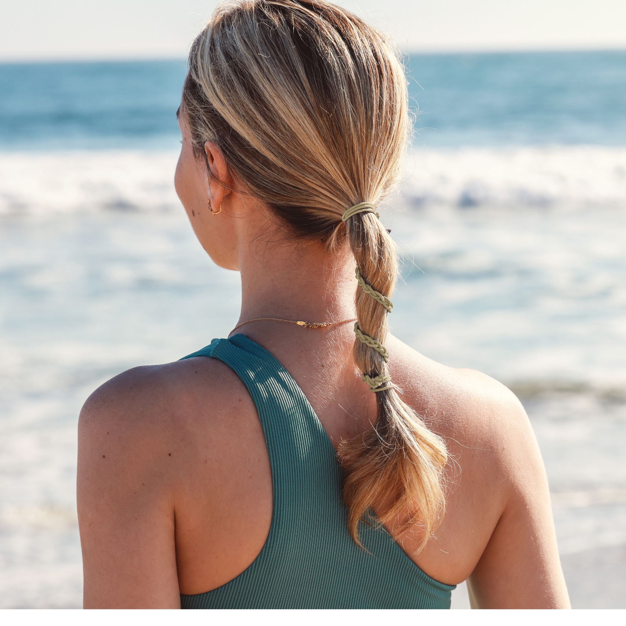 Rip Tie Tangle Free Hair Tie - MINI 3 Pack Neutrals - Image 2