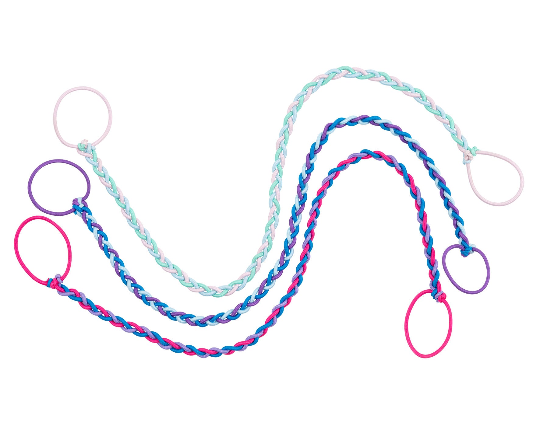 Rip Tie Tangle Free Hair Tie - 3 Pack Multiple Colors - Image 2
